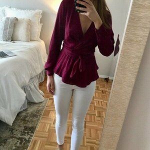 Anthropologie Moulinette Soeurs Wrap Top